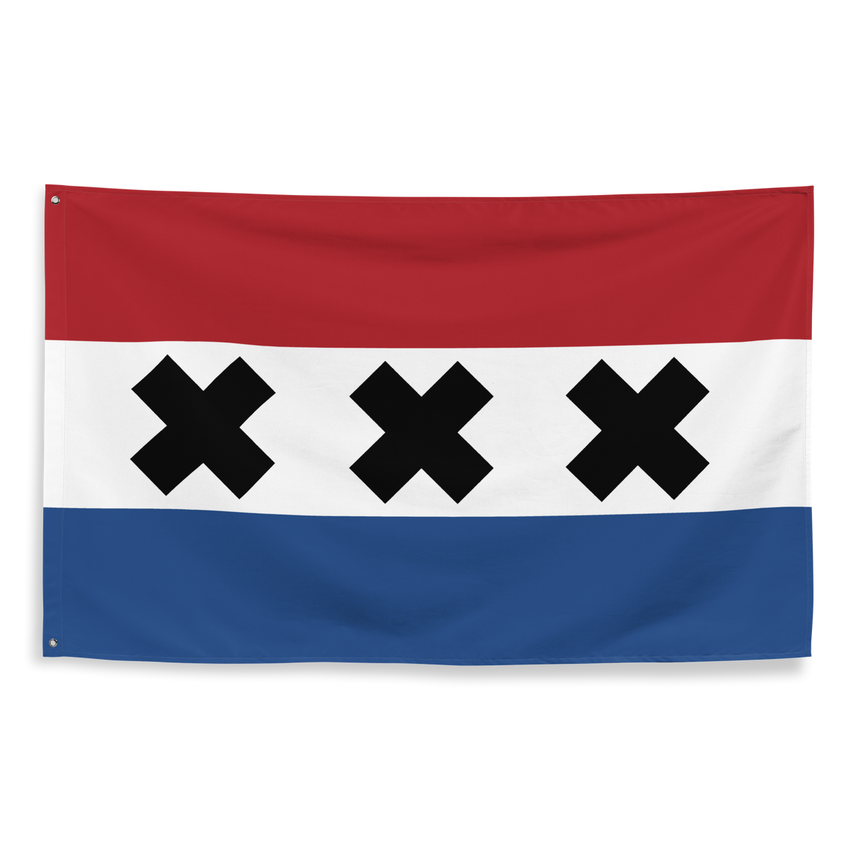 Vlag van Amsterdam (Driekleurige variant)