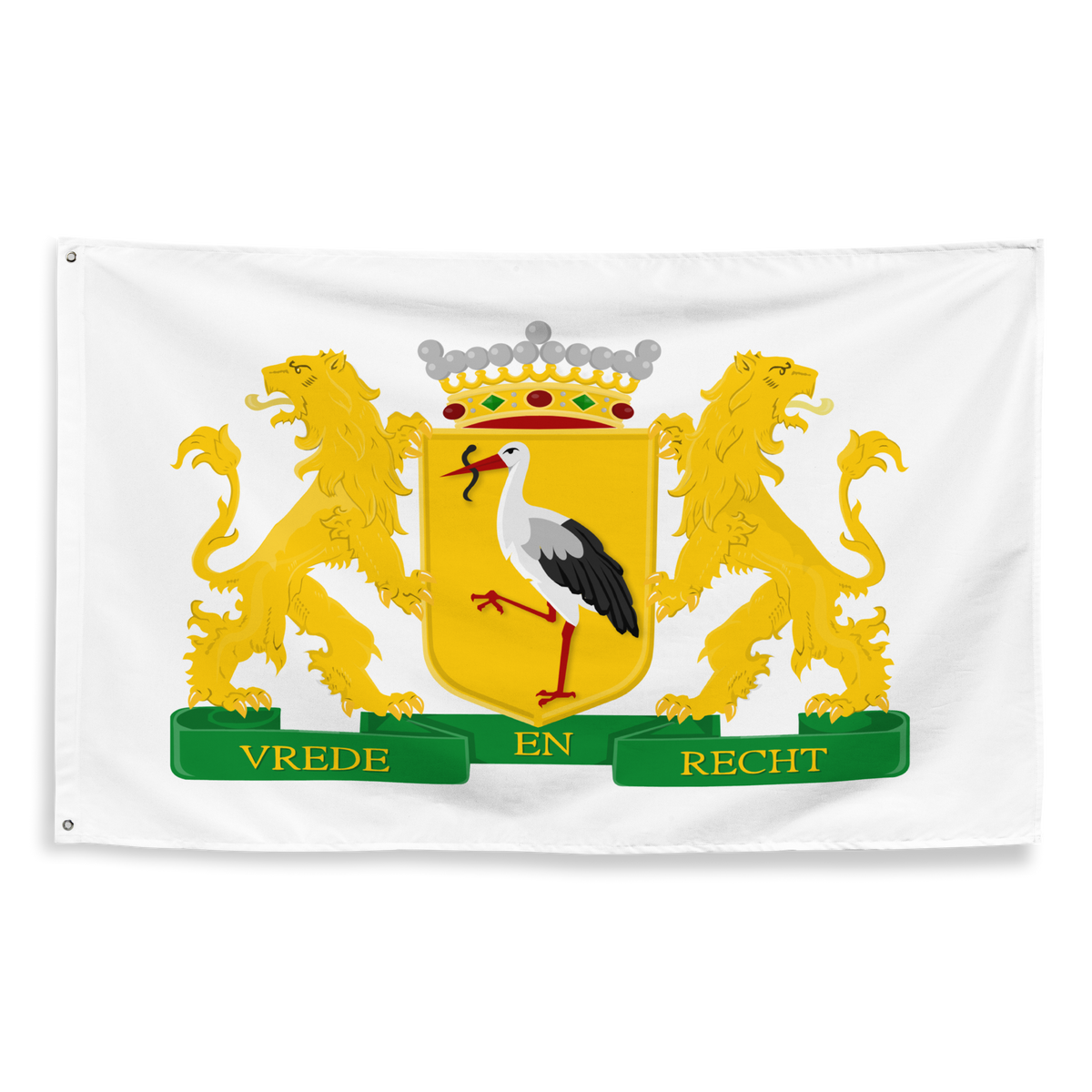 Vlag met het wapen van Den Haag