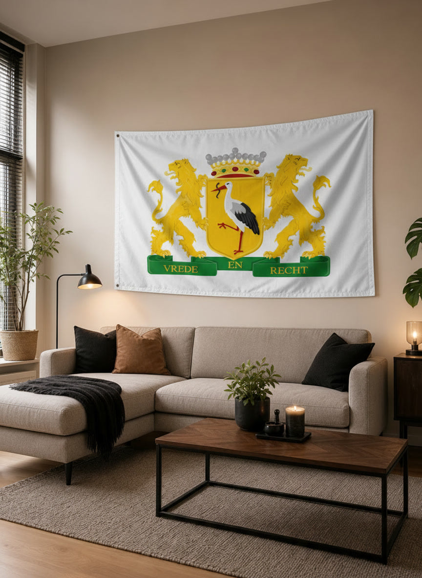 Vlag met het wapen van Den Haag